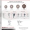Service Caster 5 Inch SS High Temp Glass Filled Nylon Swivel 12mm Threaded Stem Caster Set SCC-SSTS20S514-GFNSHT-M1215-4 - alternate 5